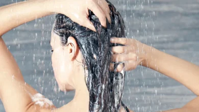 الماء البارد للشعر