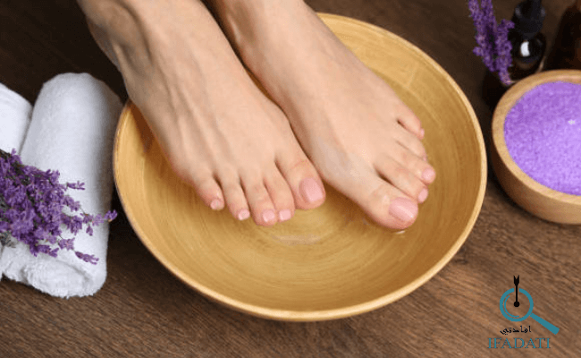 طرق العناية بالقدمين في المنزل