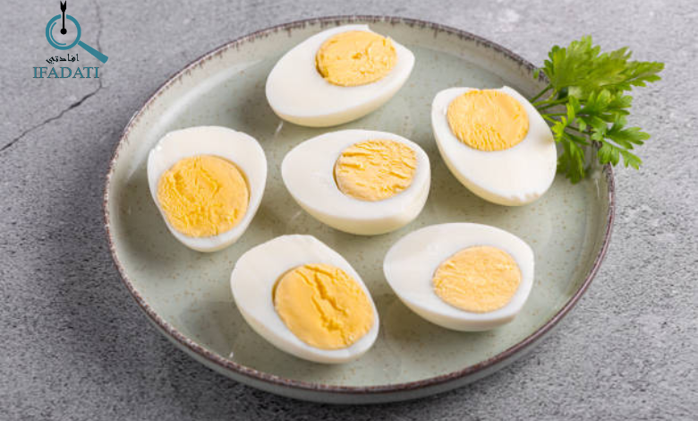 كم بروتين في البيض