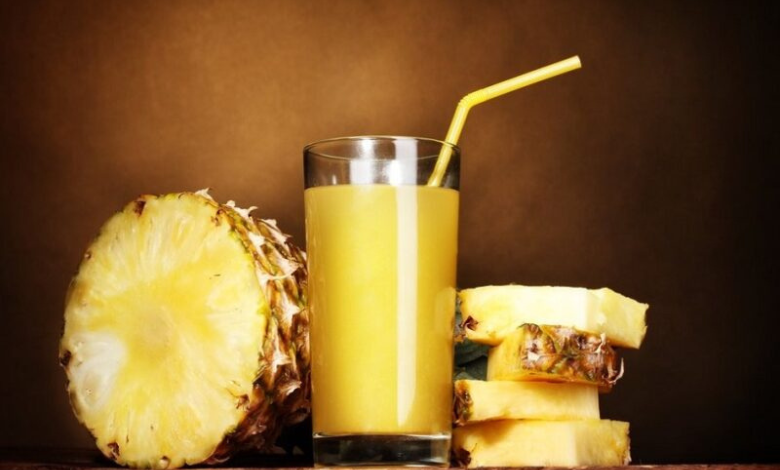 فوائد عصير الاناناس