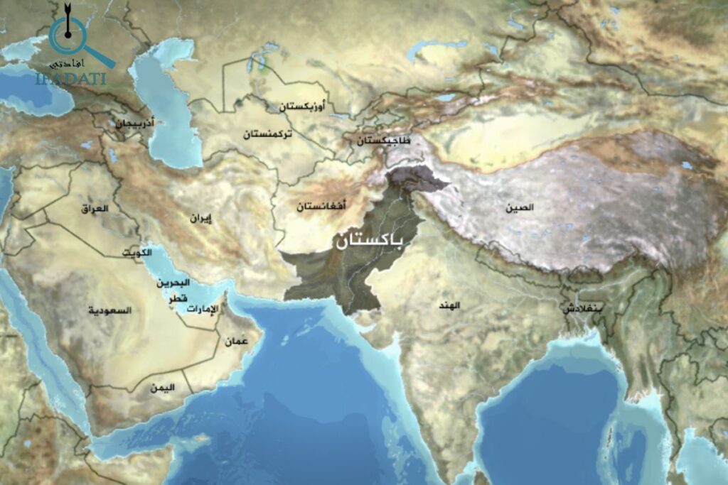 اين تقع باكستان